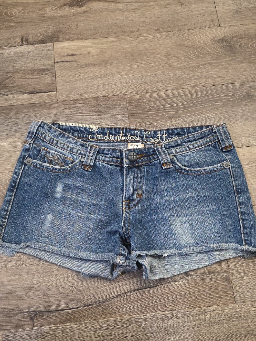 Y2K Industrial 100% Cotton Jean Shorts